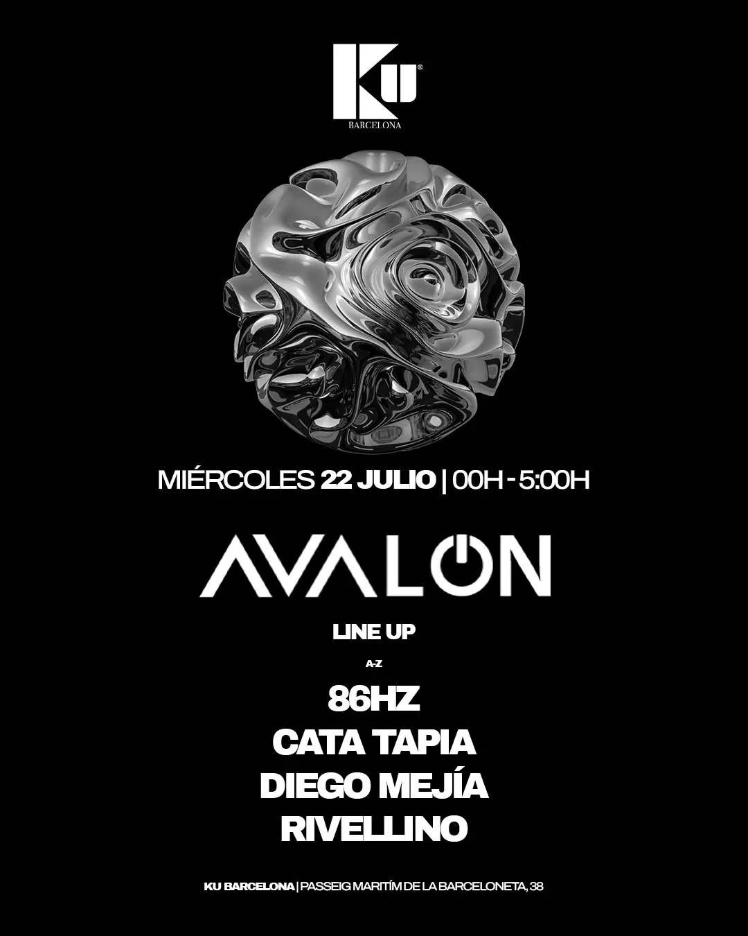 AVALON: Rivellino, Cata Tapia, Diego Mejia, 86Hz