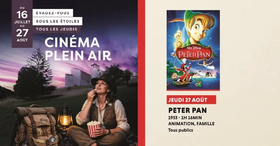 CINEMA PLEIN AIR : Peter Pan