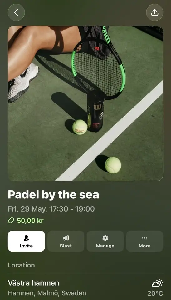 Padel & Mingle by the sea