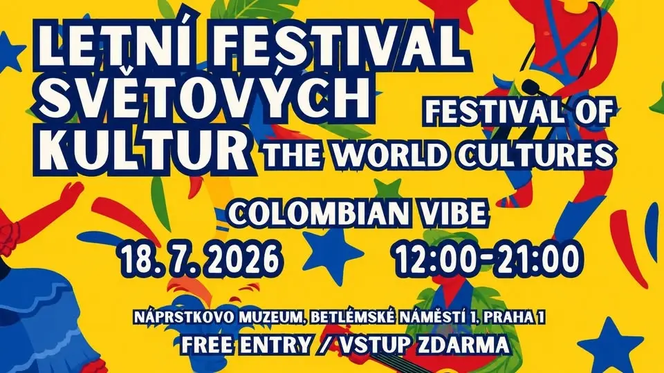 Letní festival světových kultur / Festival of the World Cultures 2026 Colombian Vibe 2026