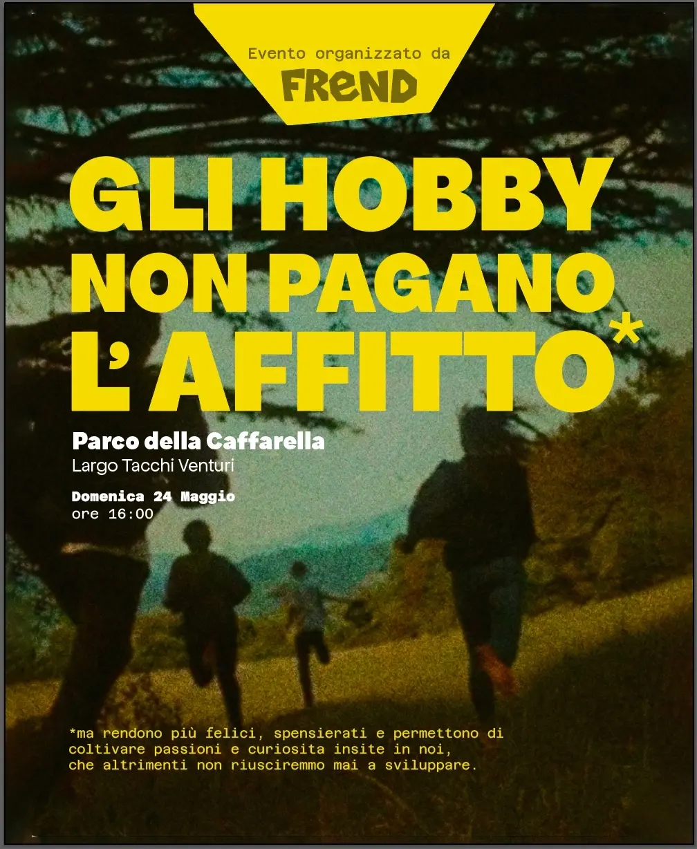 Gli Hobby non pagano l'affitto organizzato da FREND