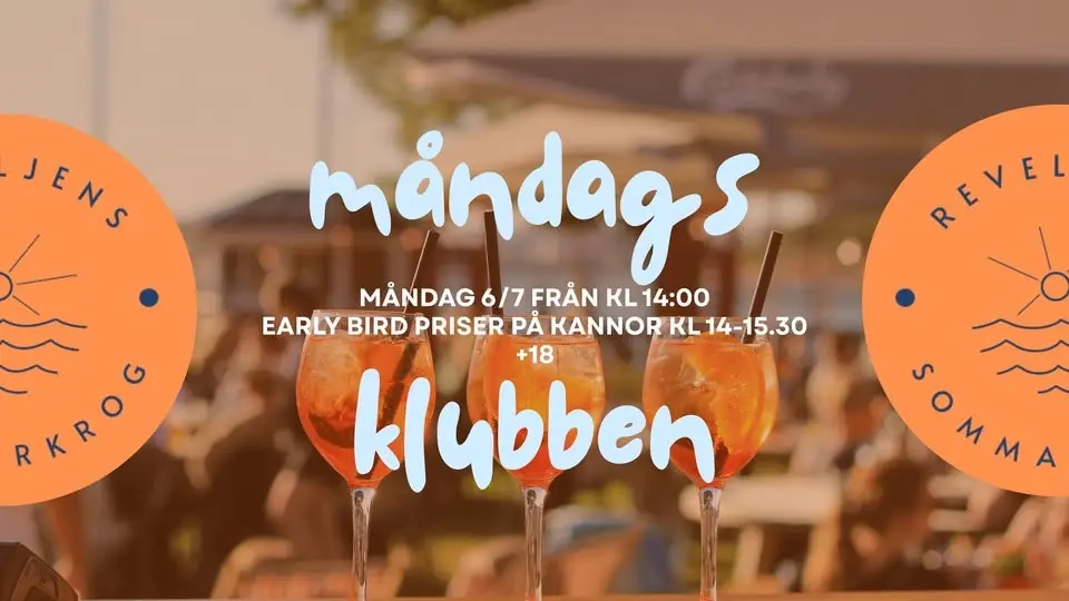 Måndagsklubben 6/7 på Reveljens sommarkrog