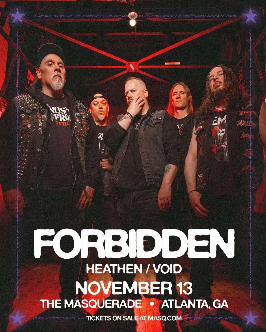 Forbidden w/ Heathen & Void
