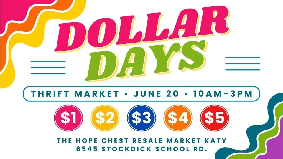 Dollar Days Thrift Market at The Hope Chest Katy