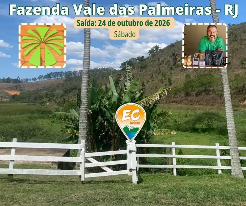 Passeio na Fazenda Vale das Palmeiras RJ