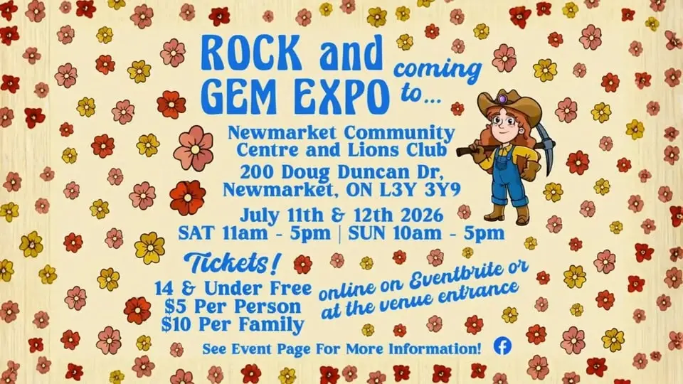 Newmarket Rock and Gem Expo