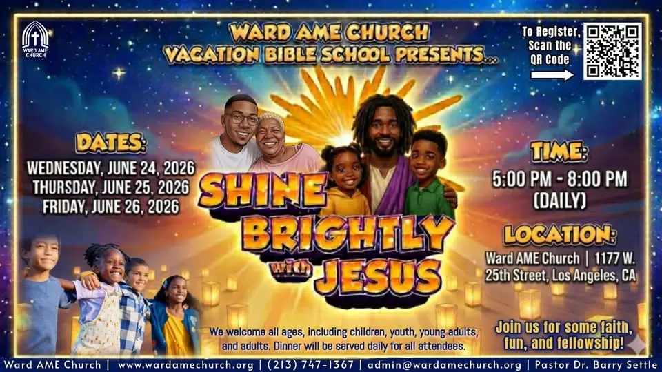 Vacation Bible School “Shine Brightly with Jesus”