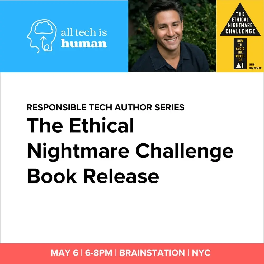 The Ethical Nightmare Challenge Book Release: Fireside Chat with Reid Blackman