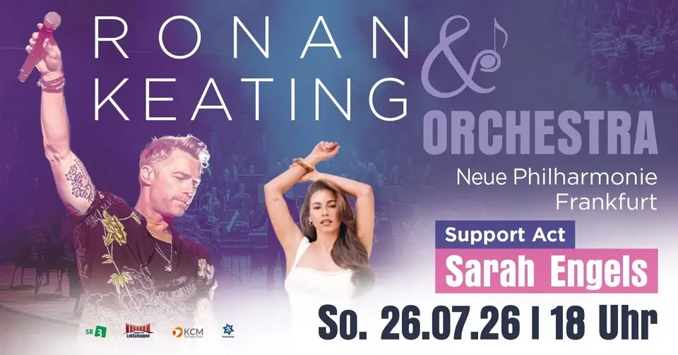 RONAN KEATING & Orchestra / Neue Philharmonie Frankfurt / Sarah Engels / Lokschuppen Open Air