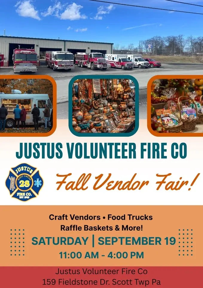 Justus Fall Vendor Fair!