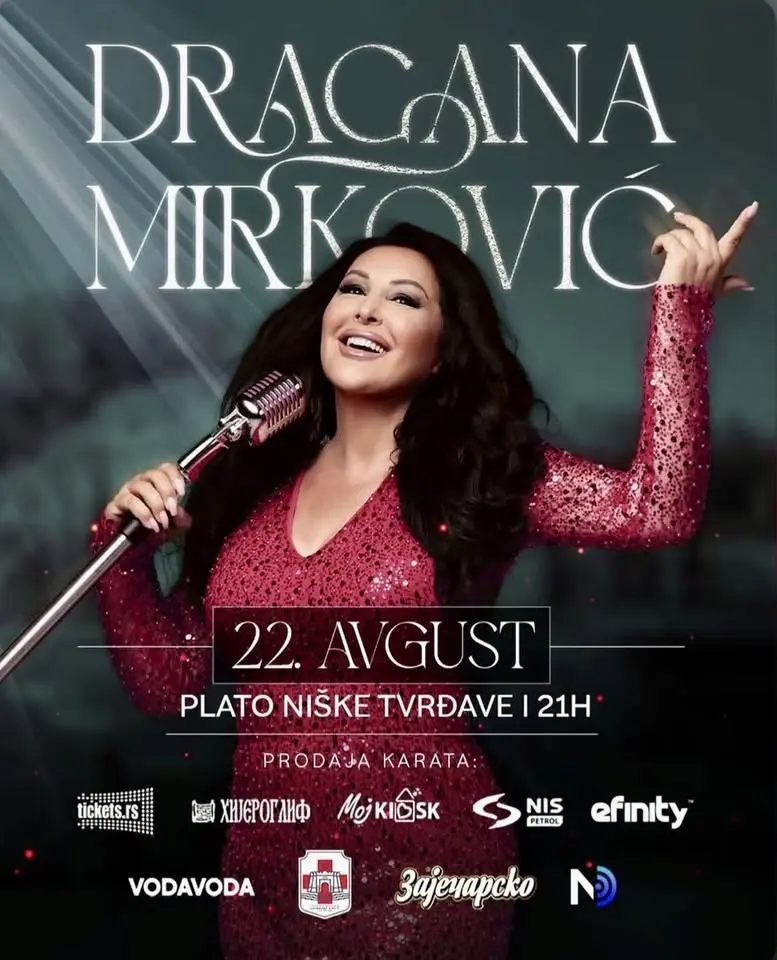 Dragana Mirković u Nišu 2026.
