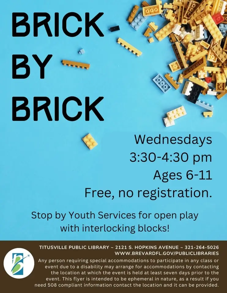Youth Brick by Brick at Titusville Public Library