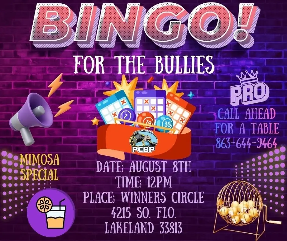 Bingo for the Bullies at Winner's Circle