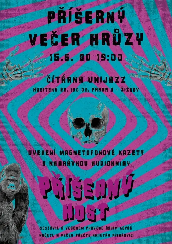 Příšerný večer hrůzy - uvedení audioknihy na MC