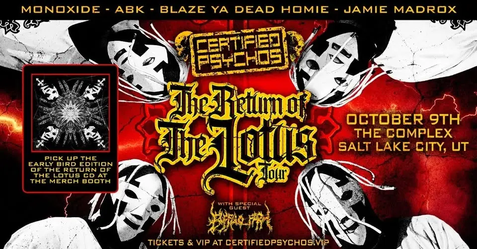 Twiztid - Certified Psychos "The Return of the Lotus" Tour