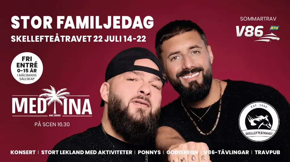 Stor familjedag på Skellefteåtravet med Medina