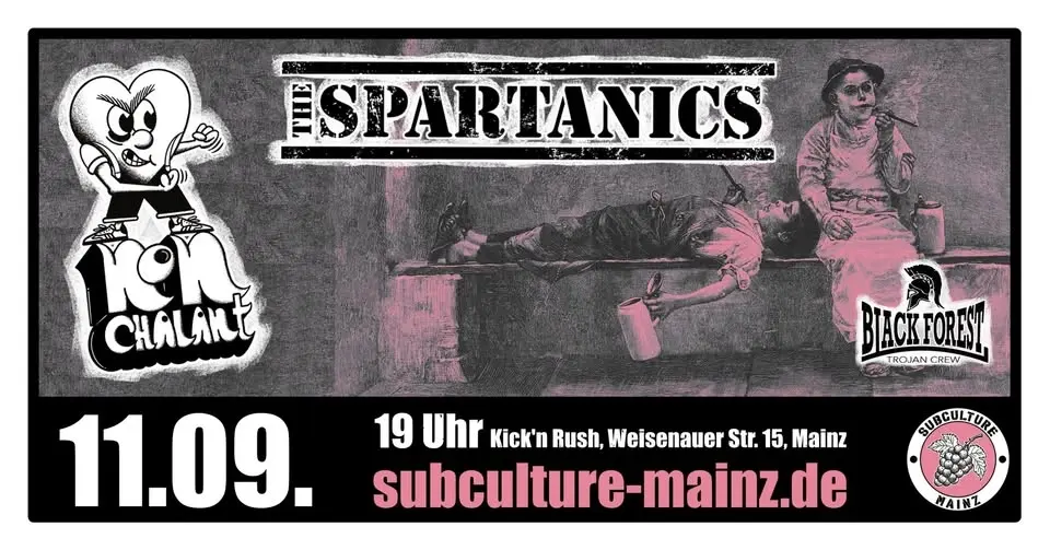 THE SPARTANICS + NONCHALANT in Mainz