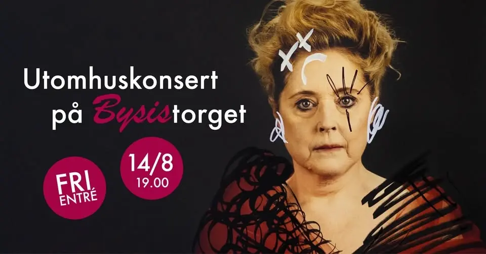 Folkoperans jubileumskonsert på Bysistorget