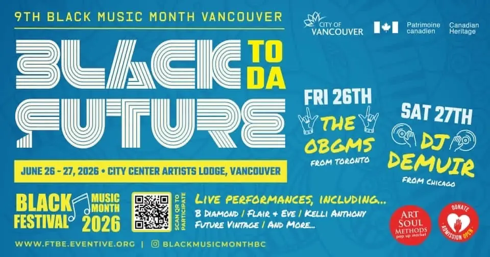 BLACK MUSIC MONTH VANCOUVER