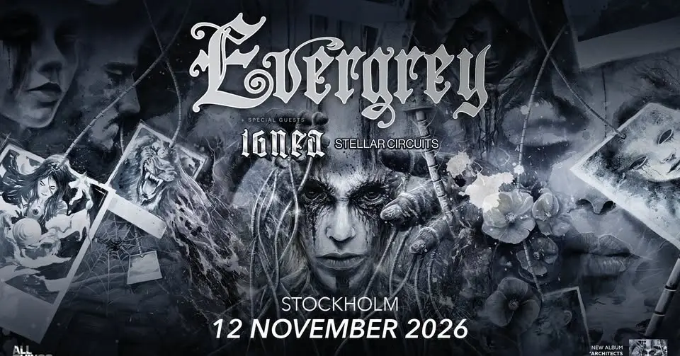 Evergrey + Ignea + Stellar Circuits | Live på Kollektivet Livet, Stockholm