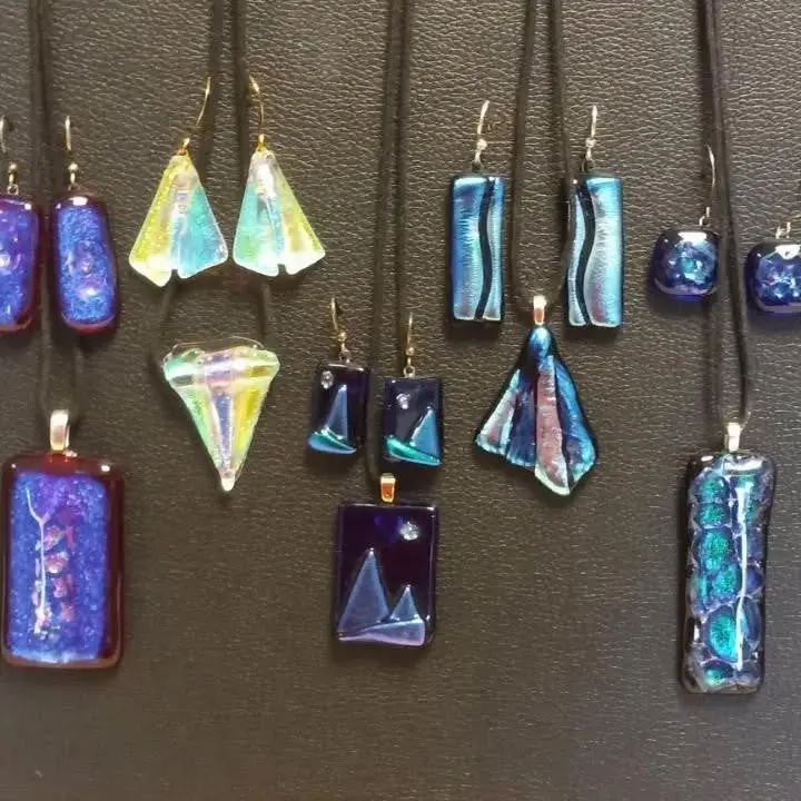 Dichroic Glass Jewelry Art Class