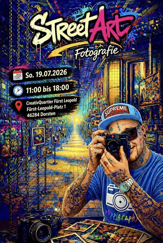 Kunststellung in der Kaue  Street-Art-Fotografie von s0ppigraphy