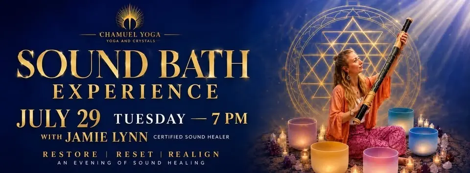 Sound Bath Experience | Chamuel Yoga & Crystals