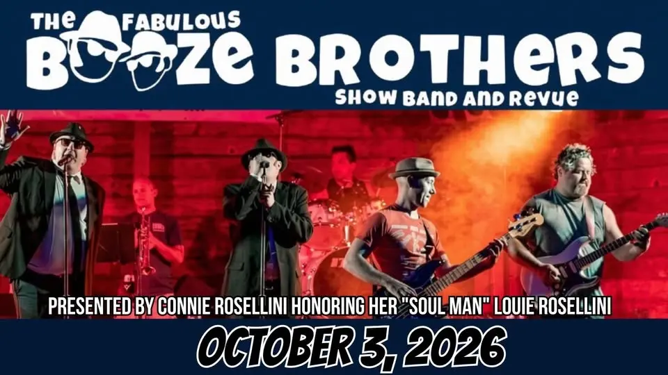 The Fabulous Booze Brothers Show Band & Revue Presented by Connie Rosellini