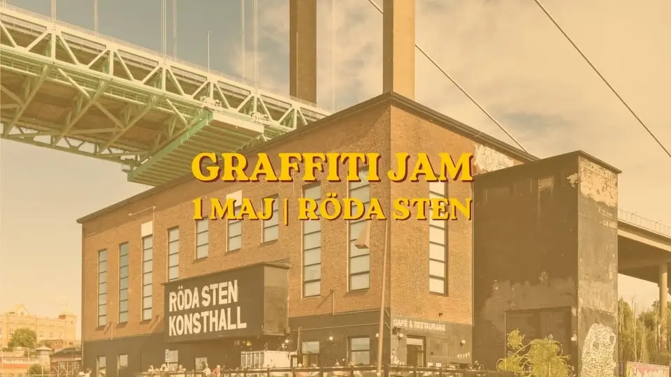 GRAFFITI JAM | 1 Maj – Kl 15.00 | Röda sten
