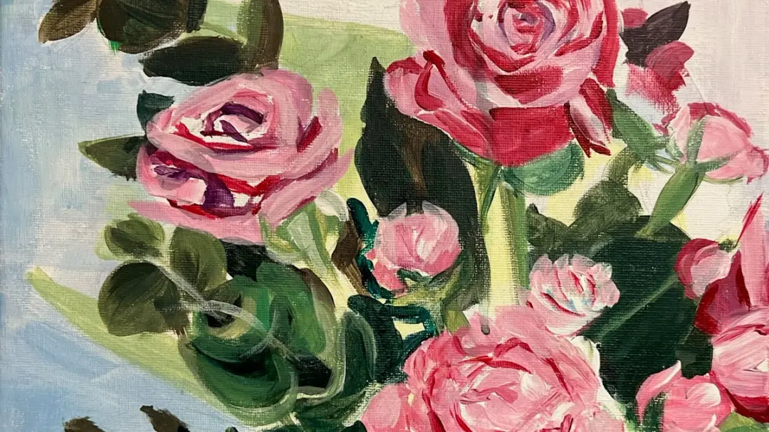 'Roses' Sip & Paint Party
