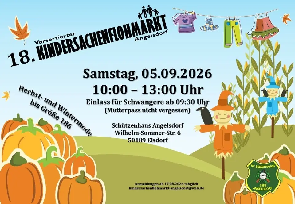 18. Vorsortierter Kindersachenflohmarkt Angelsdorf