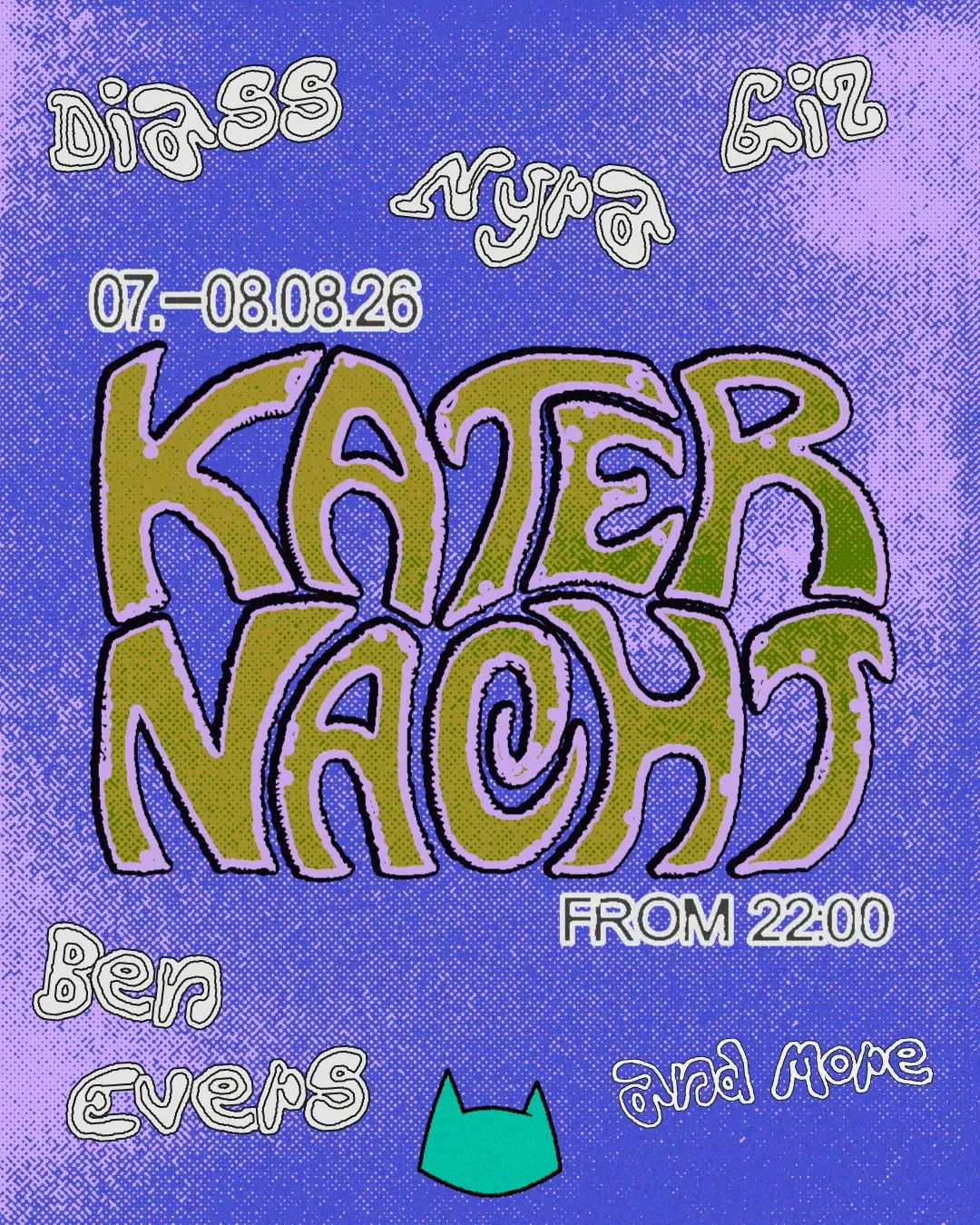 Katernacht with GiZ, Nyra, Ben Evers, Diass + more