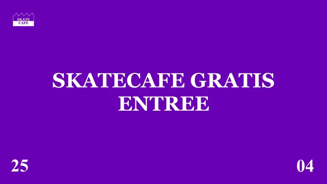 HET GROTE SKATECAFE GRATIS ENTREE FEEST