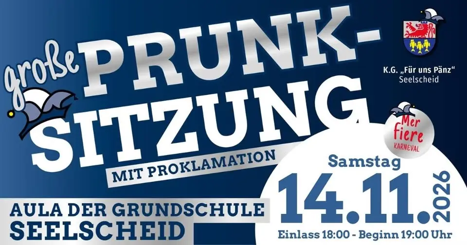 41. Große Prunksitzung mit Proklamation