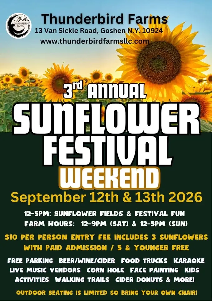 3rd Annual Sunflower Festival Weekend (2 day Event)