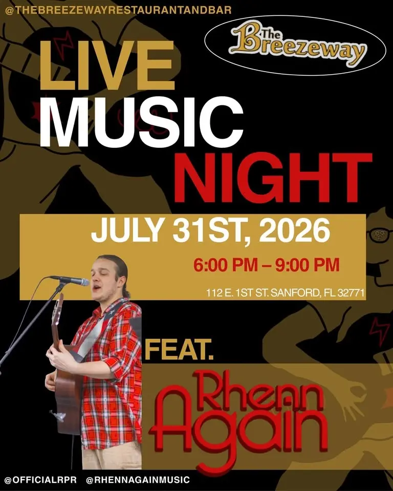 Rhenn Again at The Breezeway in Sanford