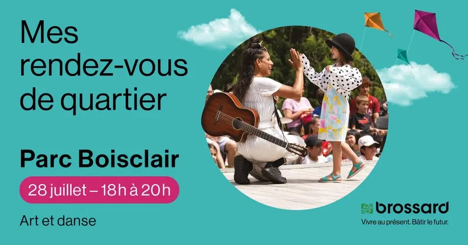 Mes rendez-vous de quartier | Art et danse au parc Boisclair