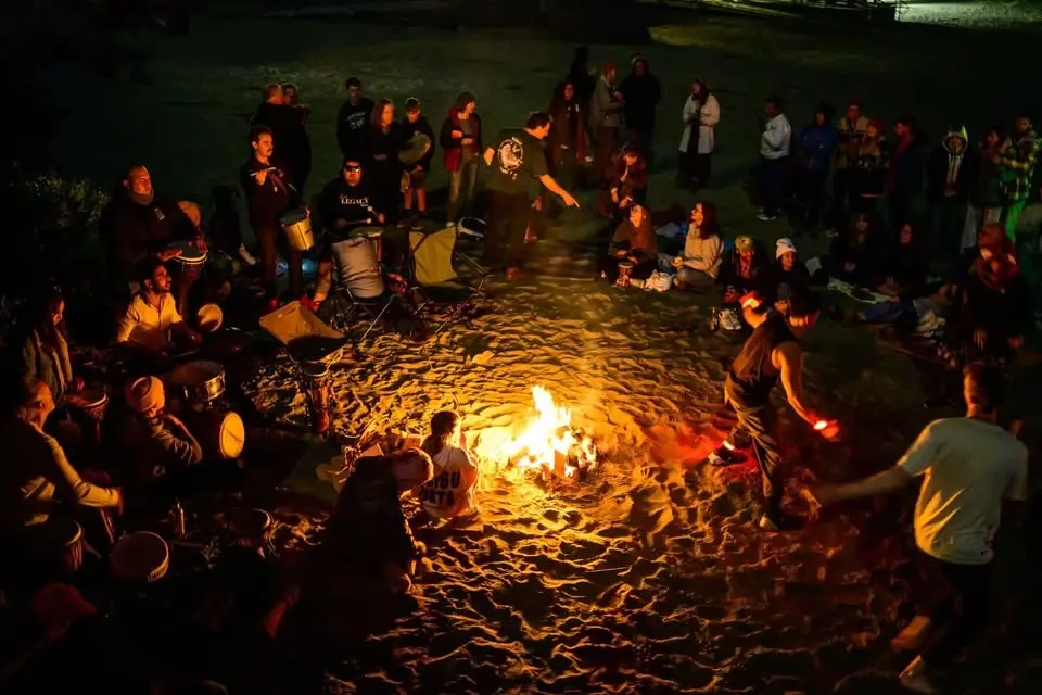 Fire : Moon : Drums