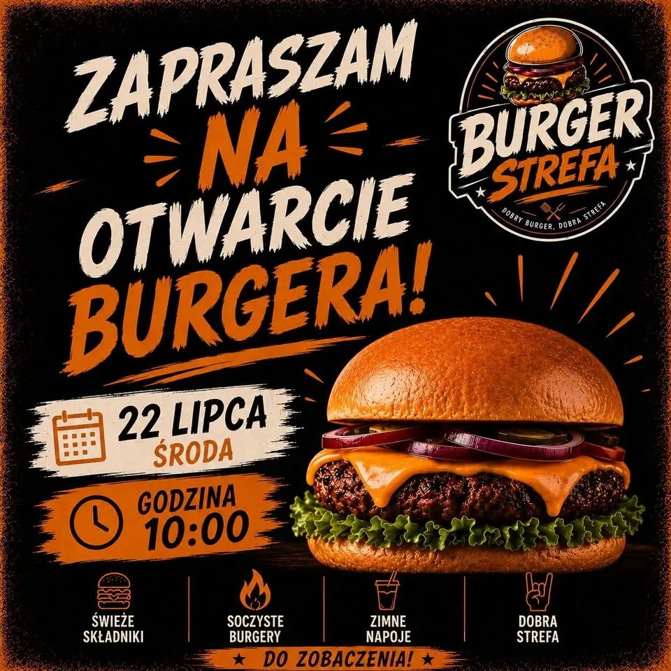 🍔 Otwarcie Burger Strefy! Biecz📍