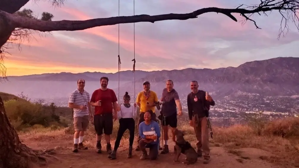 Inspiring/Challenging/STEEP Full-Moon Sunset Night Hike: La Tuna Hostetter Loop