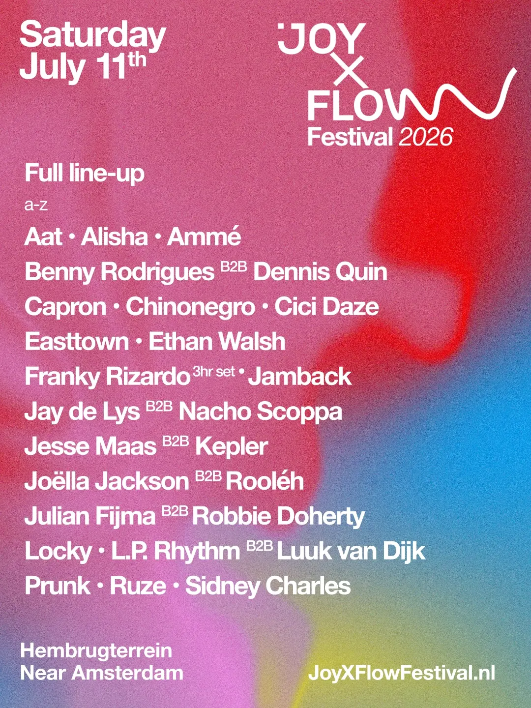 JOY X FLOW festival