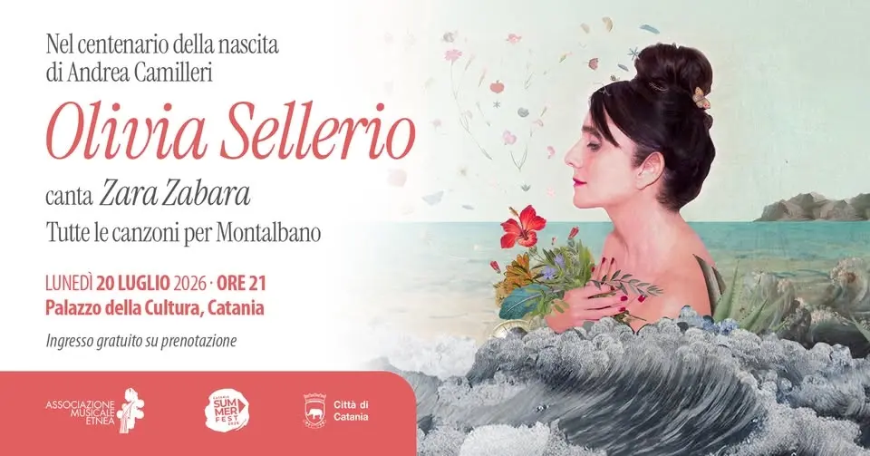 Olivia Sellerio · 20 luglio · Palazzo della Cultura