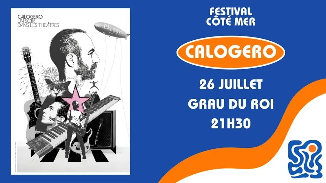 Festival Côté Mer - Calogero - Grau Du Roi