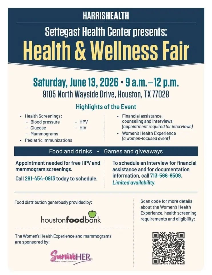 Settegast Health Center’s Health & Wellness Fair
