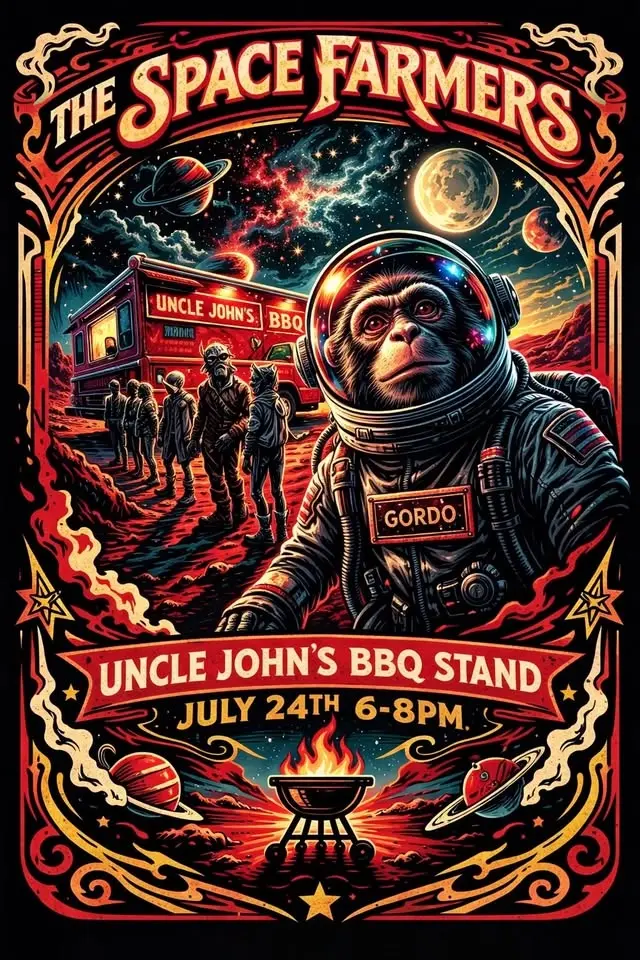 The Space Farmers @ Uncle John's BBQ Stand