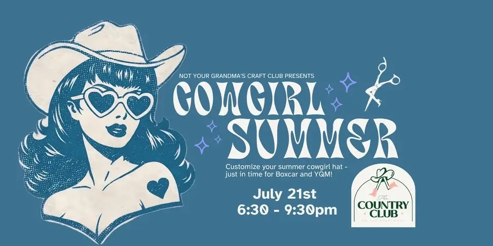 Cowgirl Summer - Custom Cowgirl Hat Workshop