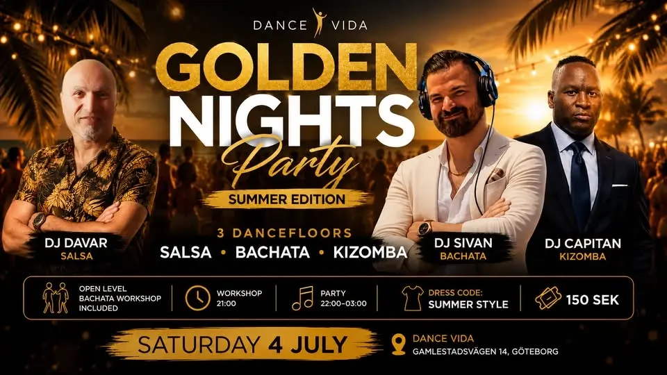 Golden Nights Party – Summer Edition ☀️✨