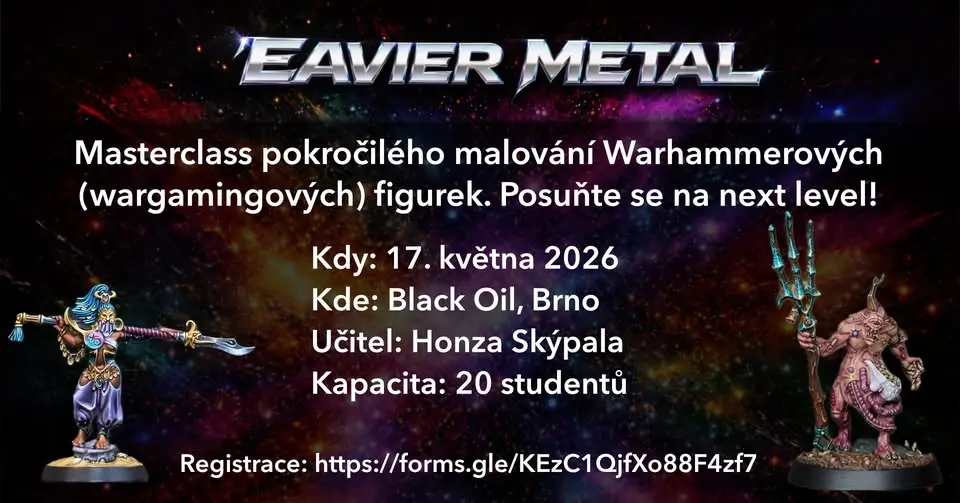 Eavier Metal - masterclass pokročilého malování Warhammerových figurek