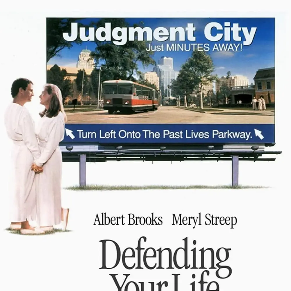 Questions, Not Answers: A Film & Conversation Series. Film: "Defending Your Life" Question: What determines my life?