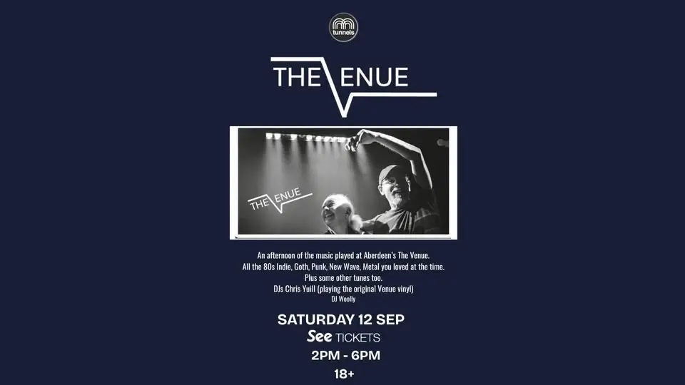 The Venue : Daytime Event > 80s Indie Goth Punk New Wave & Metal you loved at the time  